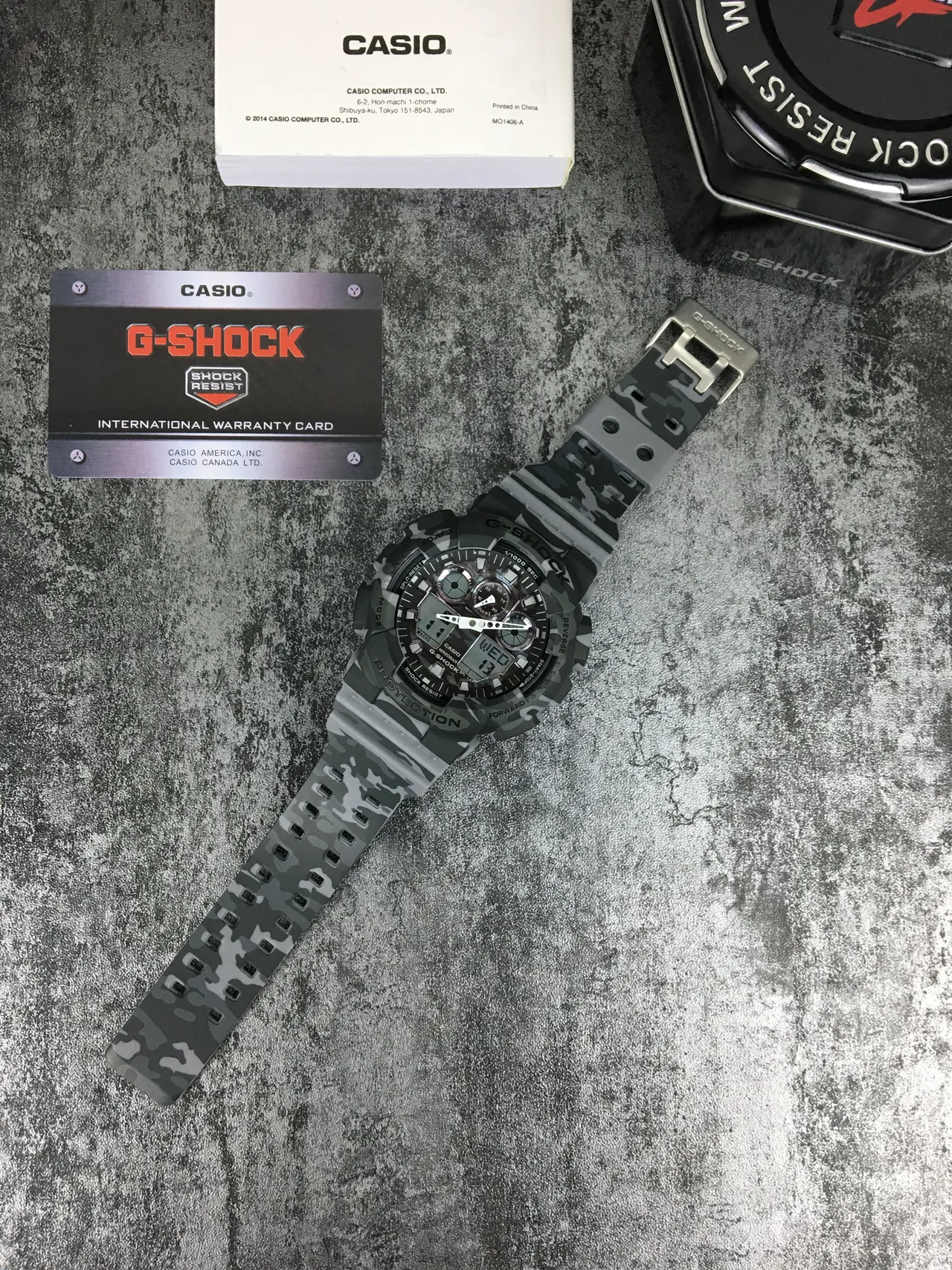 Casio G-Shock GA-100 Camouflage Sports Watch 6