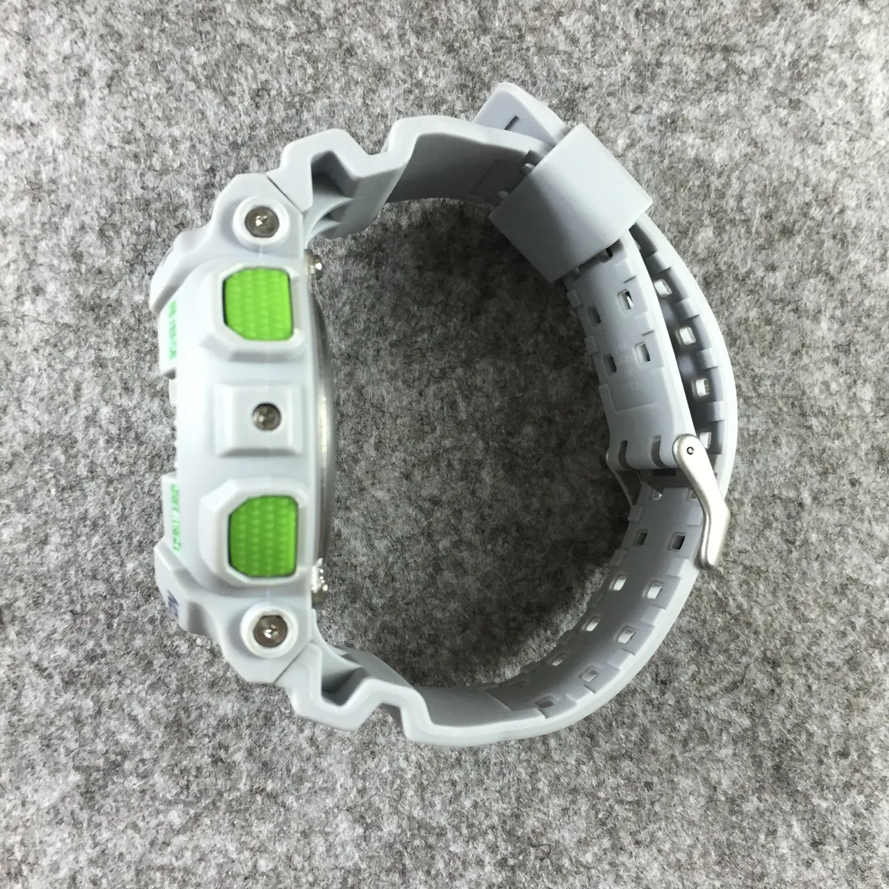 Casio G-Shock GA-100 Gris clair et vert citron Montre de sport 11