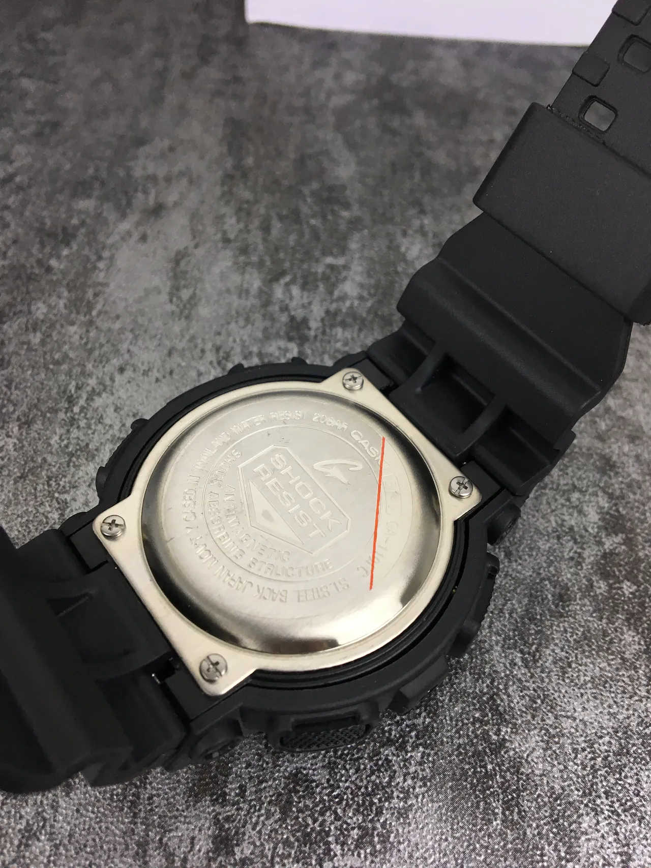 Casio G-Shock GA-100 Montre Sport en Résine Noire Mate 3