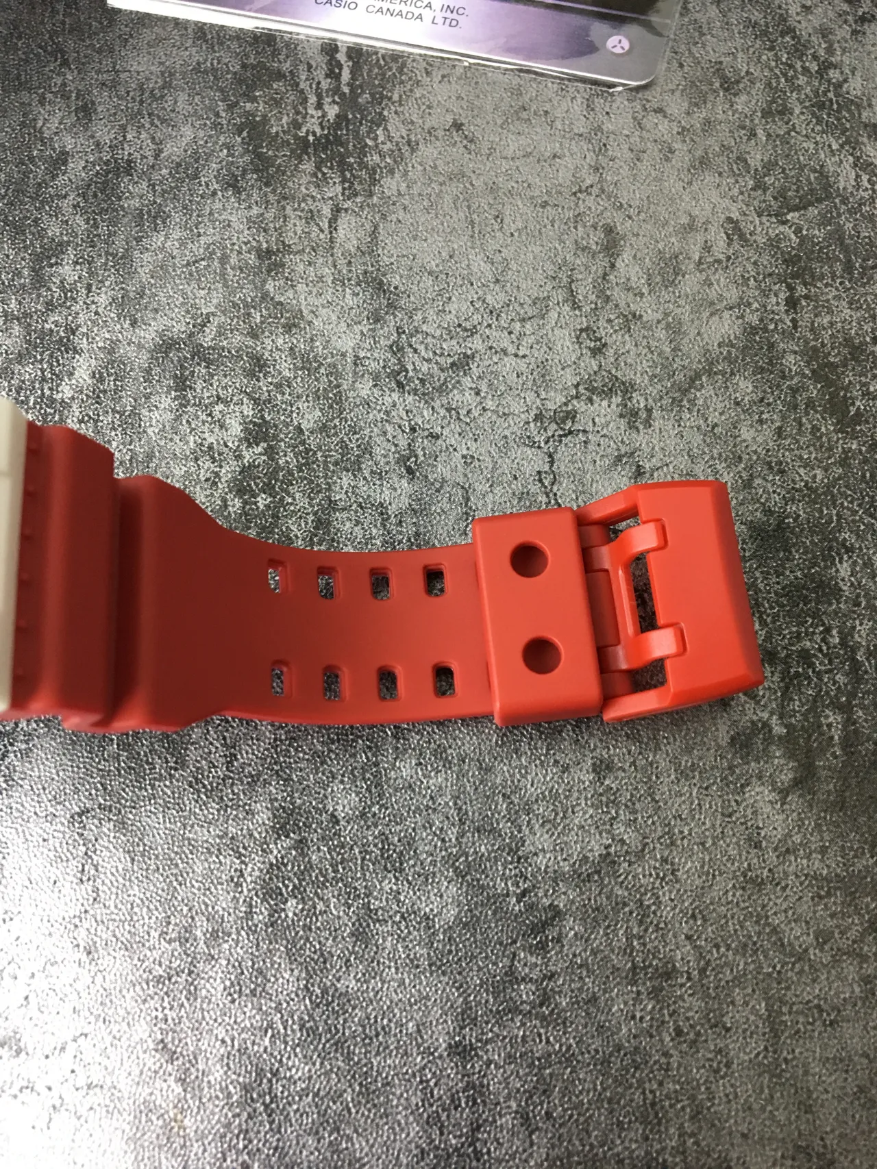 Casio G-Shock GA-100 White Red Blue Sports Watch 3