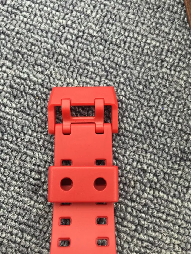 Casio G-Shock GA-100 White Red Blue Sports Watch 7