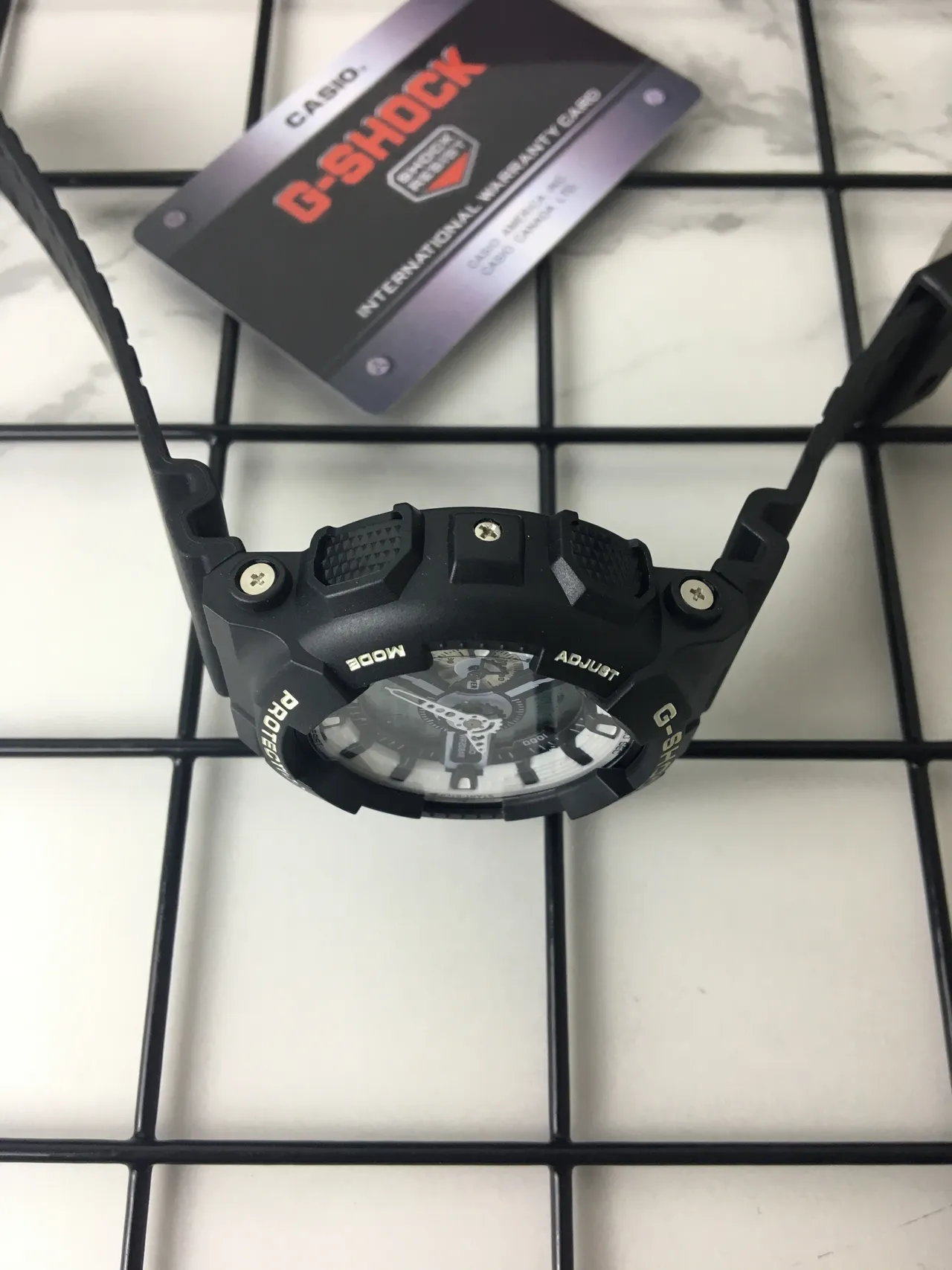 Casio G-Shock GA-110 Black and White Sports Watch 5