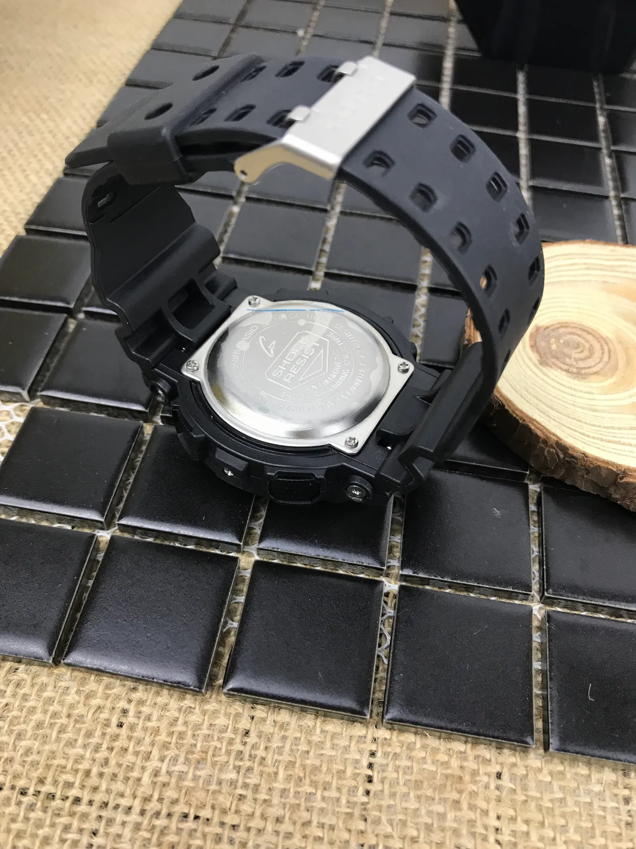 Casio G-Shock GA-110 Black and White Sports Watch 7
