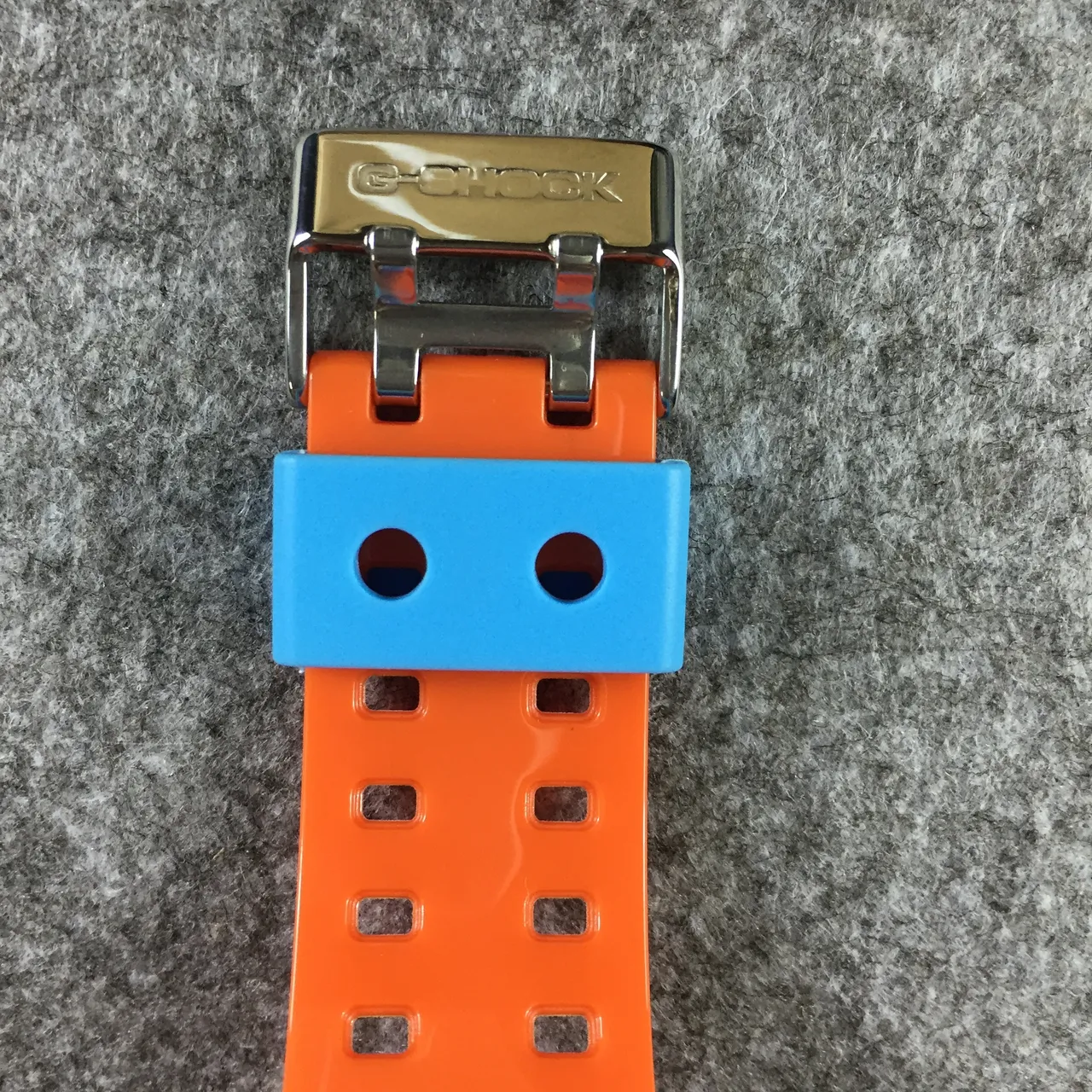 Casio G-Shock GA-110 Blue and Orange Sports Watch 9