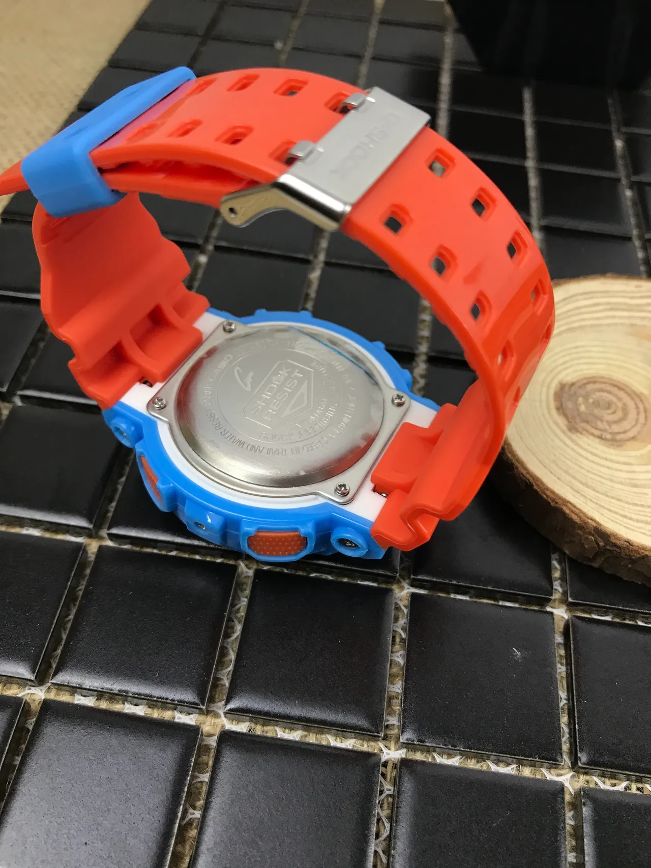 Casio G-Shock GA-110 Blue and Orange Sports Watch 15