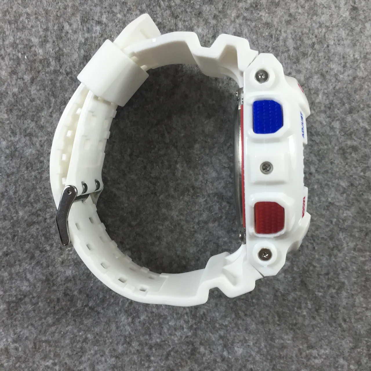 Casio G-Shock GA-110 White Red Blue Sports Watch 10