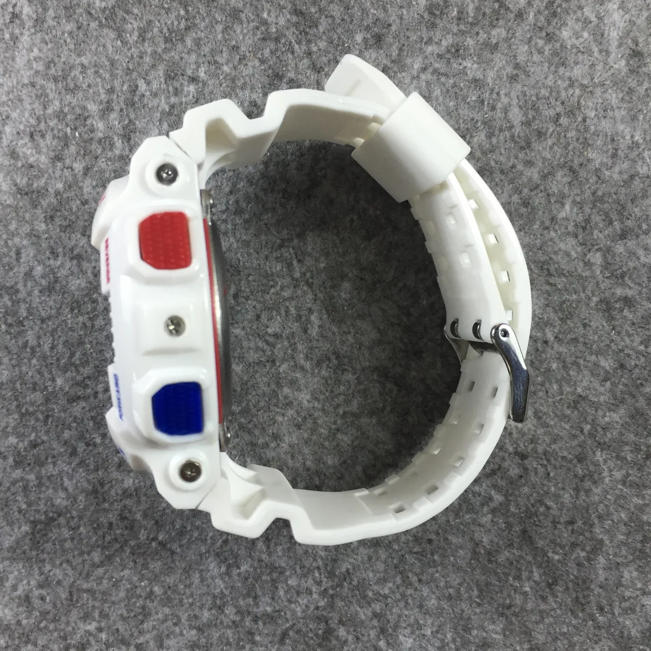 Casio G-Shock GA-110 White Red Blue Sports Watch 11