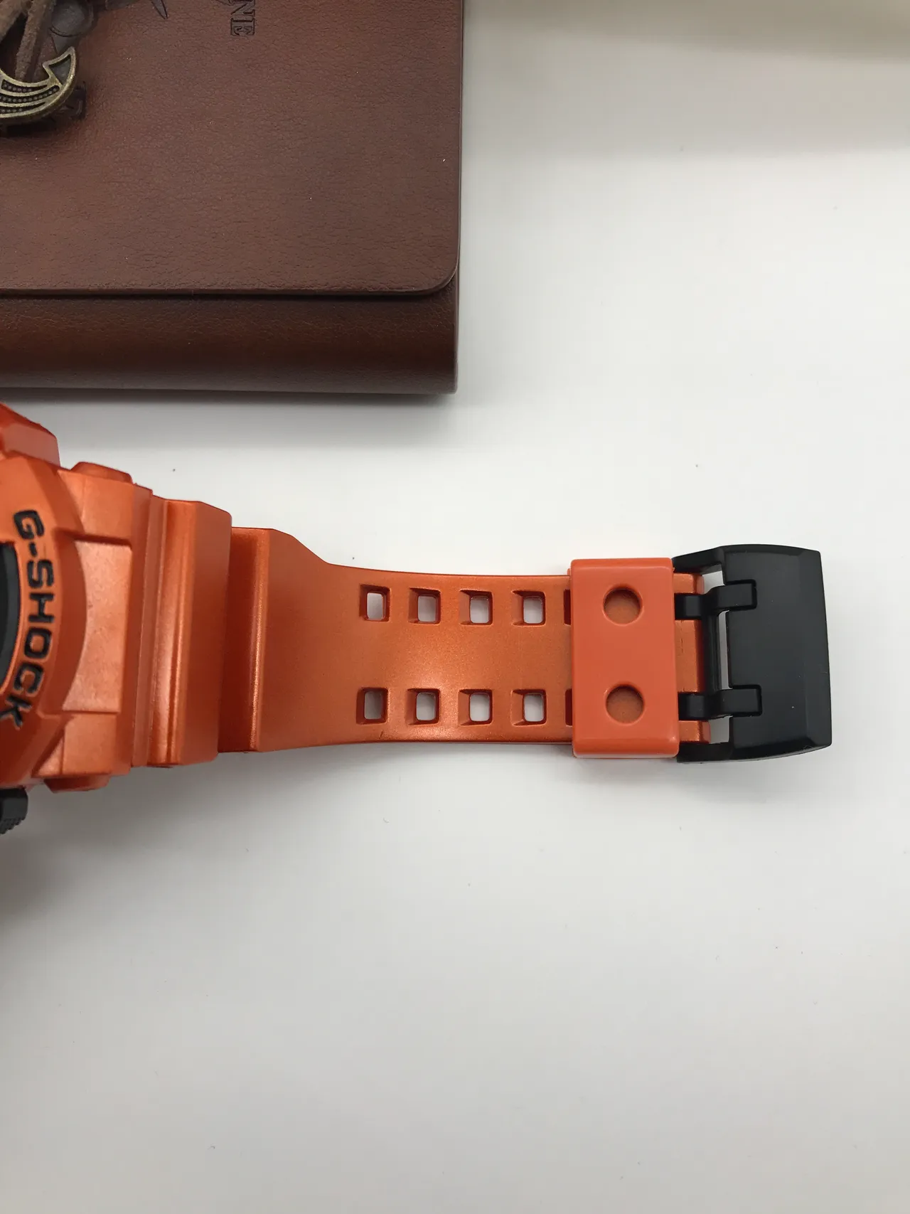Casio G-Shock GA-2100 Bluetooth Orange Sports Watch 7