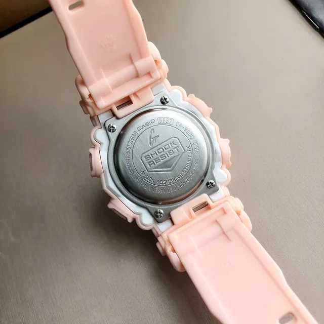 Casio G-Shock GA-2100 Rose Pastel Montre Sportive Analogique-Digitale 3