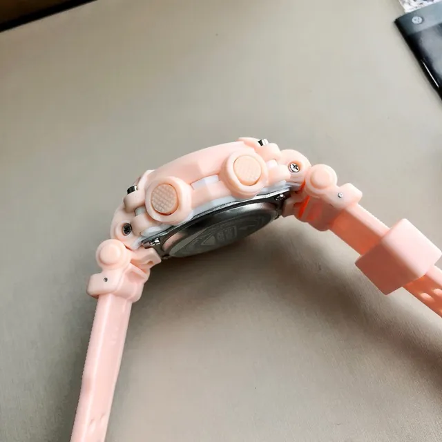 Casio G-Shock GA-2100 Rose Pastel Montre Sportive Analogique-Digitale 4
