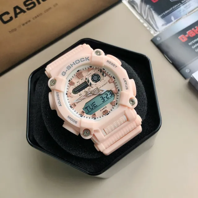 Casio G-Shock GA-2100 Rose Pastel Montre Sportive Analogique-Digitale 5