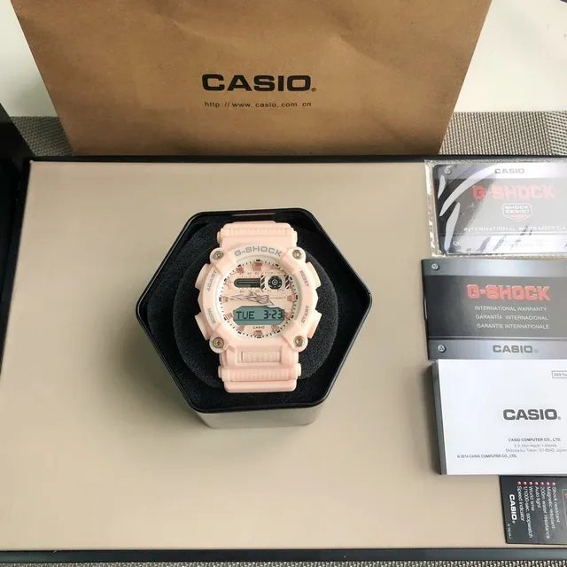 Casio G-Shock GA-2100 Rose Pastel Montre Sportive Analogique-Digitale 6