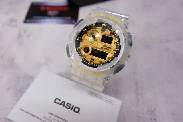 Casio G-Shock GA-2100 Boîtier en Résine Transparente Dorée Cadran Montre 2
