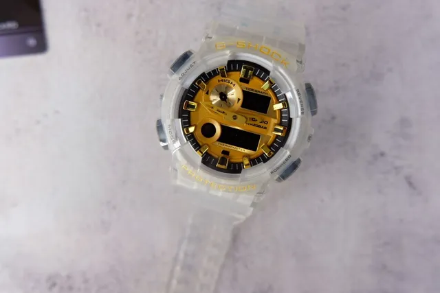 Casio G-Shock GA-2100 Boîtier en Résine Transparente Dorée Cadran Montre 6