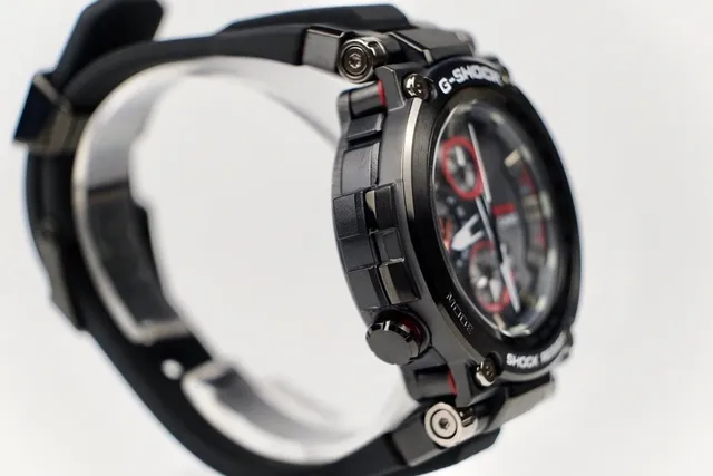 Casio G-Shock MT-G Preto e Vermelho Relógio Esportivo Robusto 4