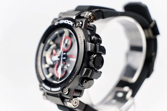 Casio G-Shock MT-G Preto e Vermelho Relógio Esportivo Robusto 5