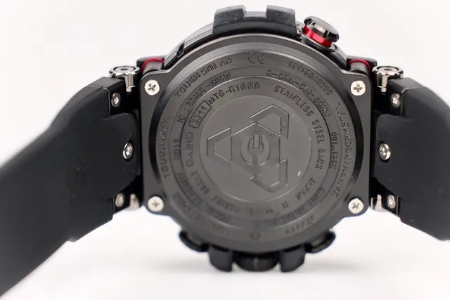 Casio G-Shock MT-G Preto e Vermelho Relógio Esportivo Robusto 6