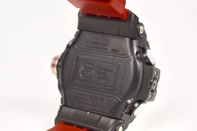 Casio G-Shock Mudmaster fibre de carbone et montre sportive rouge 6