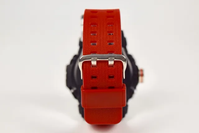 Casio G-Shock Mudmaster fibre de carbone et montre sportive rouge 8