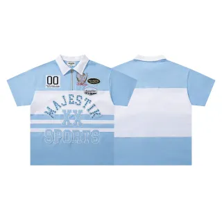 Champion Majestik XX Sports Color-Block Half-Zip Polo Shirt