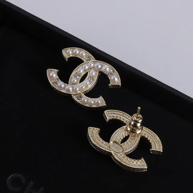 Chanel CC Logo Pearl Set White Gold Strand Crystal-Embellished Necklace 3