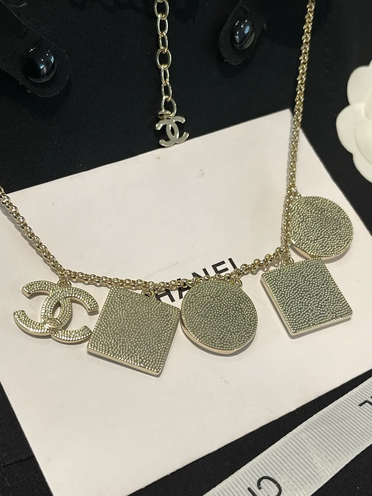 Chanel Coco Charm Enamel Necklace 2