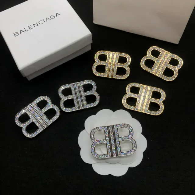 Chanel Gold Transparent Crystal-Pavé Earrings 2