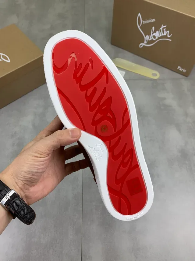 Christian Louboutin Suede Slip-On White Sole Lifestyle Sneakers 2