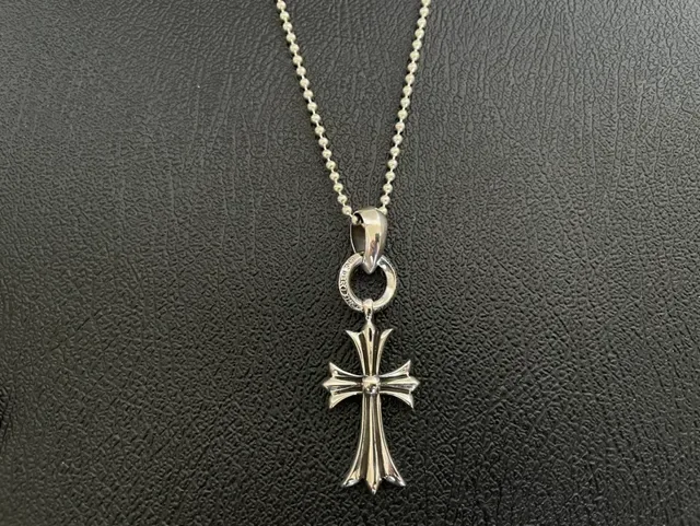 Chrome Hearts Cross and Dagger Silver Gothic Ornate Necklace 2