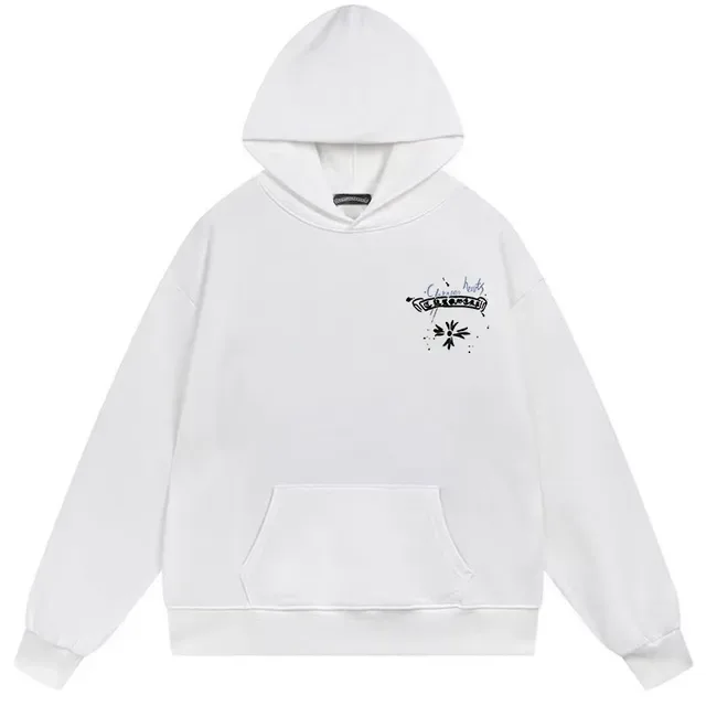 Chrome Hearts Graphic Back Dripping Cross Hoodie 3