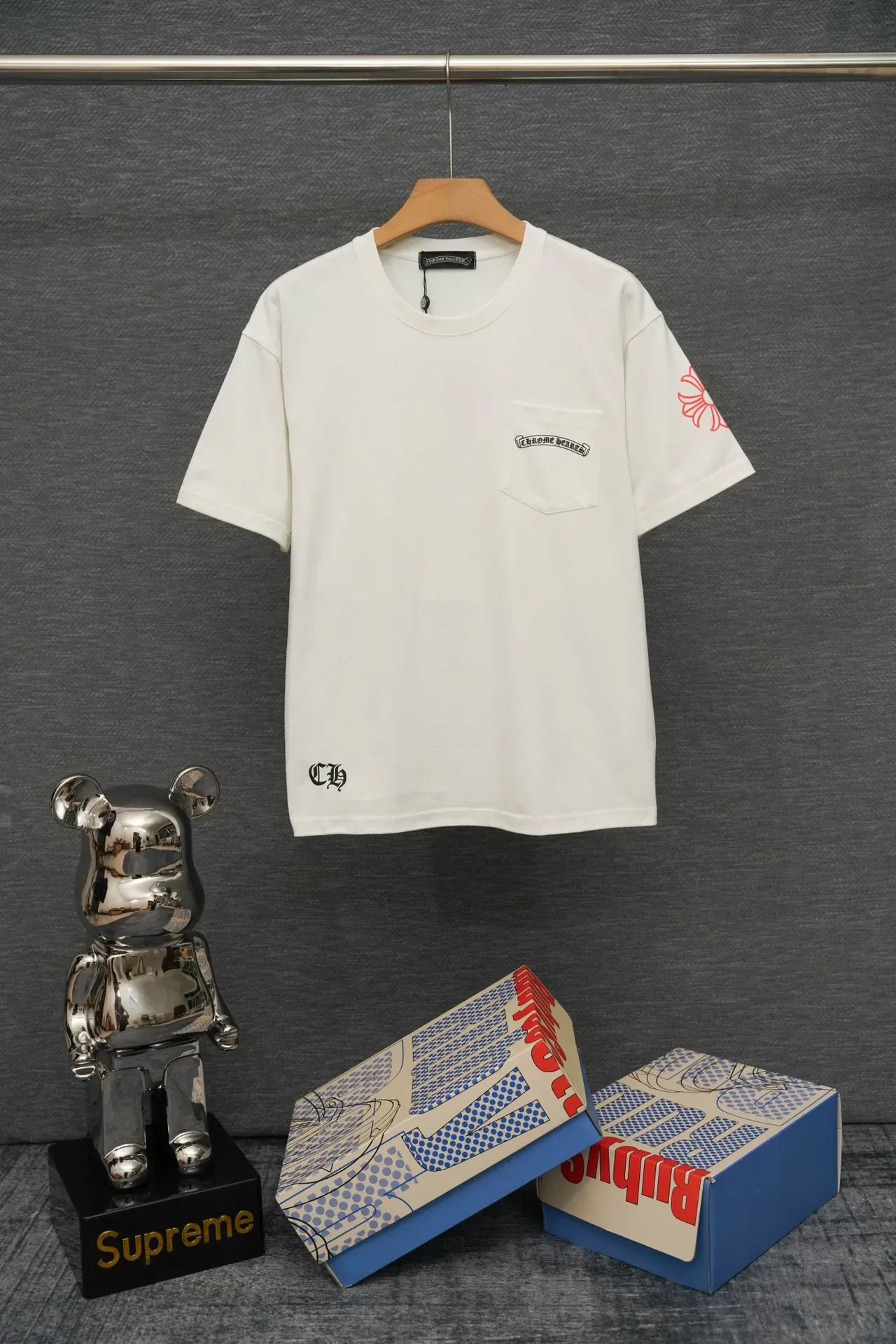 Chrome Hearts U.S.A. Graphic Back Print White T-Shirt 2