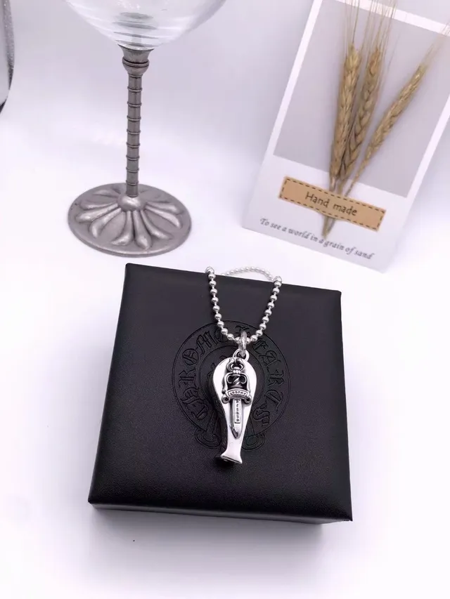 Chrome Hearts Whistle Pendant Silver Necklace 3
