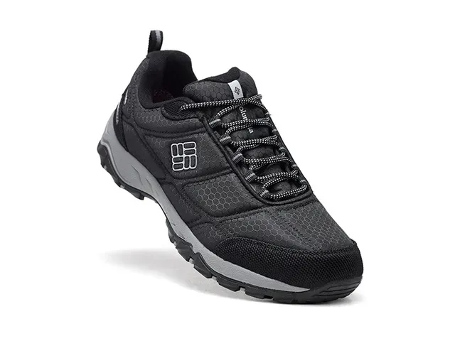 Columbia Black Gray Hexagonal Mesh Upper Reinforced Toe Cap Sneakers 3