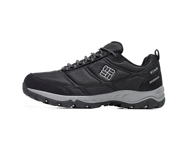 Columbia Black Gray Hexagonal Mesh Upper Reinforced Toe Cap Sneakers 5
