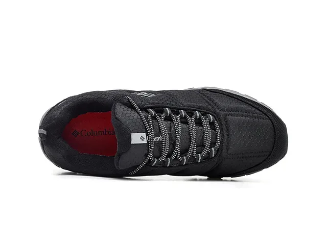 Columbia Black Gray Hexagonal Mesh Upper Reinforced Toe Cap Sneakers 6