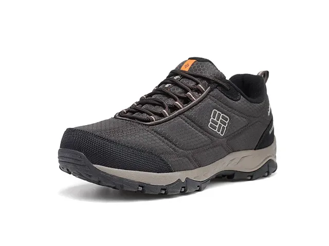 Columbia Black Gray Hexagonal Mesh Upper Reinforced Toe Cap Sneakers 9