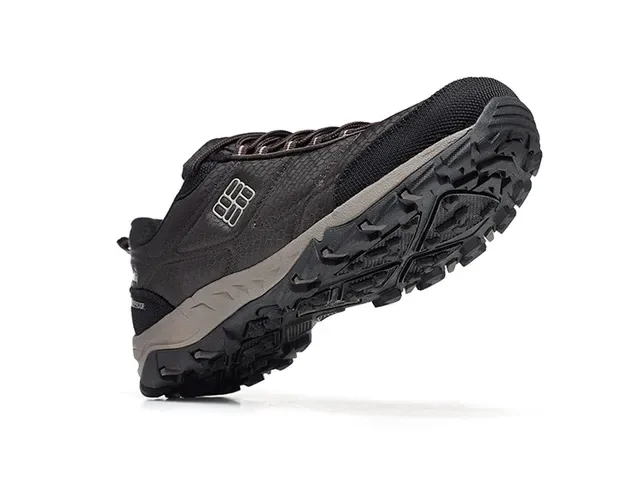 Columbia Black Gray Hexagonal Mesh Upper Reinforced Toe Cap Sneakers 12