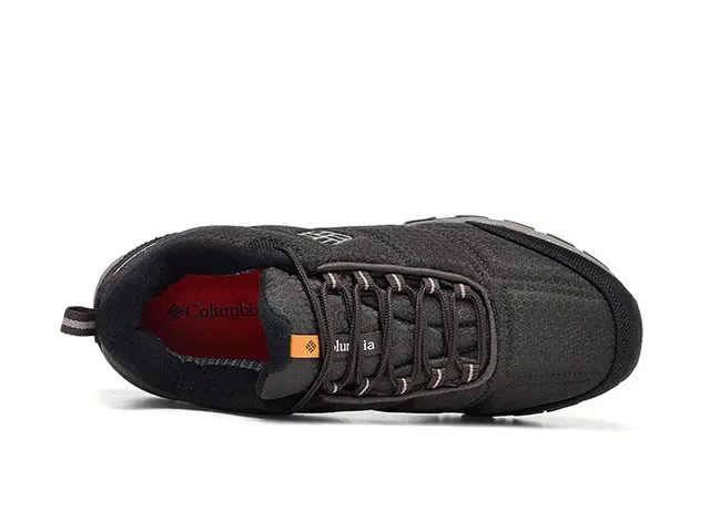 Columbia Black Gray Hexagonal Mesh Upper Reinforced Toe Cap Sneakers 13