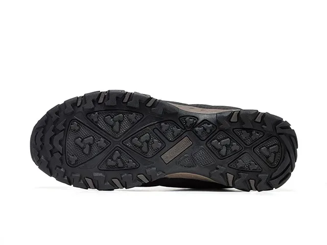 Columbia Black Gray Hexagonal Mesh Upper Reinforced Toe Cap Sneakers 15
