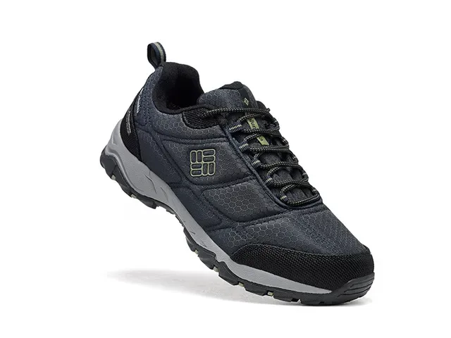 Columbia Black Gray Hexagonal Mesh Upper Reinforced Toe Cap Sneakers 16