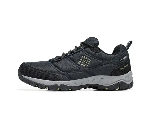 Columbia Black Gray Hexagonal Mesh Upper Reinforced Toe Cap Sneakers 17