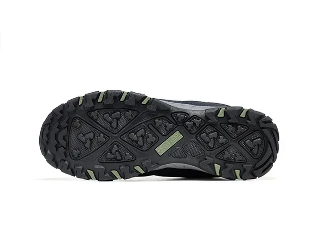 Columbia Black Gray Hexagonal Mesh Upper Reinforced Toe Cap Sneakers 21