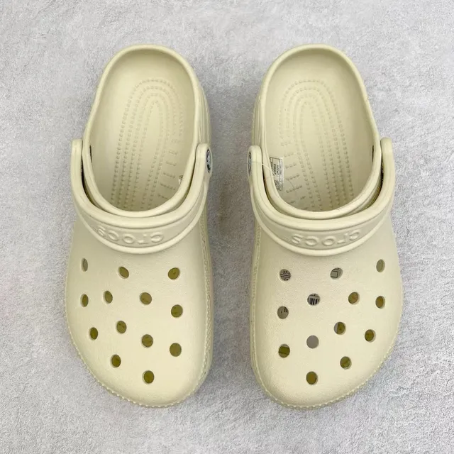 Crocs Classic Clog Beige Molded Foam Clog 9