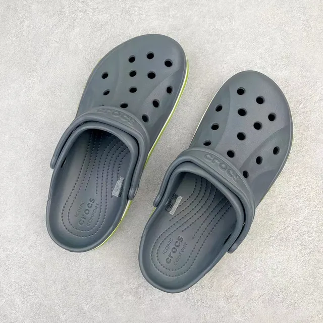 Crocs Classic Clog bleu marine et vert lime 3