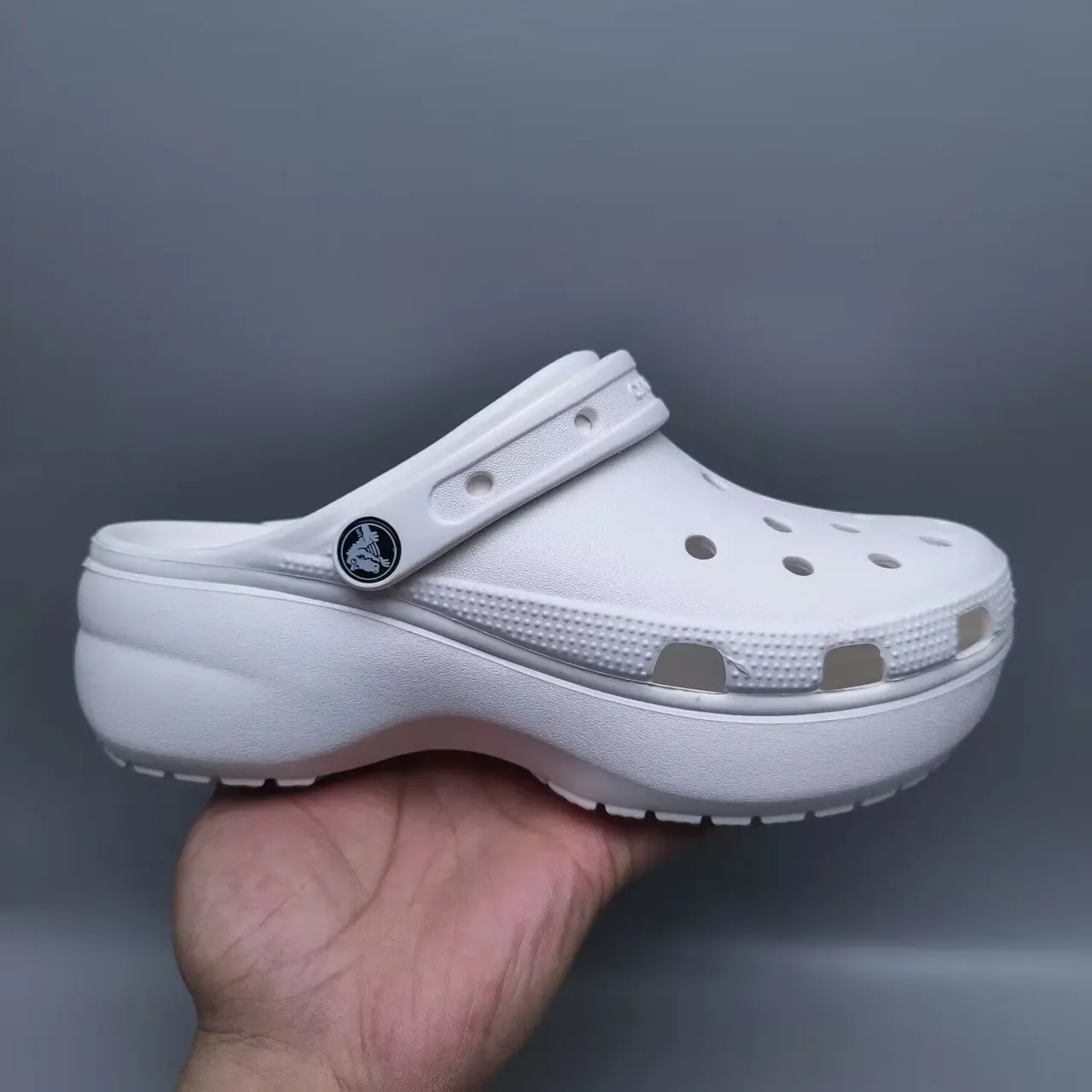 Crocs Classic Clog White Molded Foam Clog 2