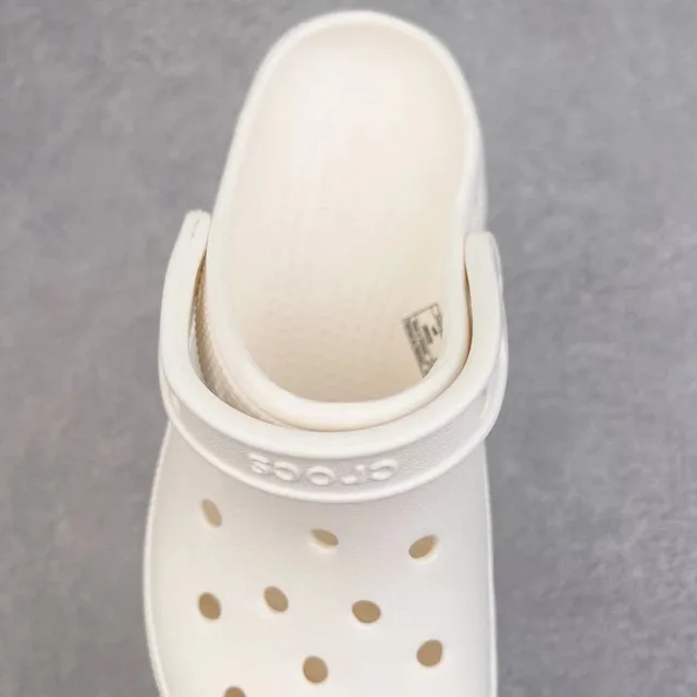 Crocs Classic Clog White Platform Clog 6