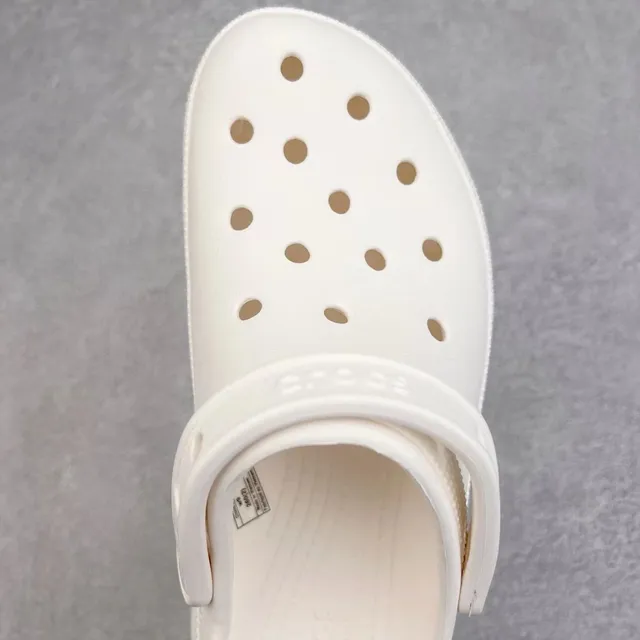 Crocs Classic Clog White Platform Clog 7