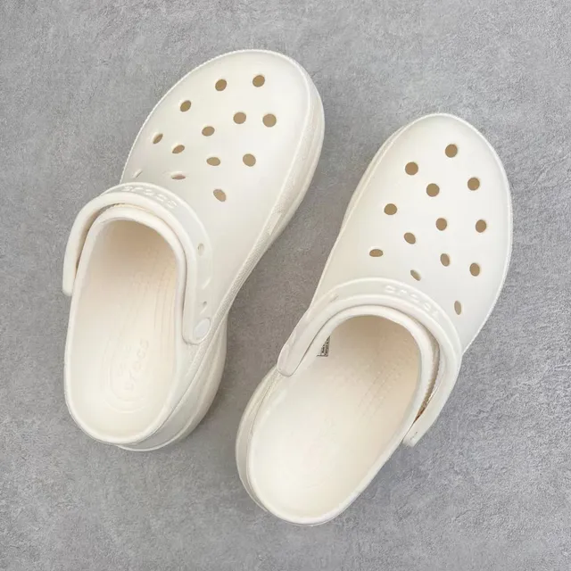 Crocs Classic Clog White Platform Clog 8