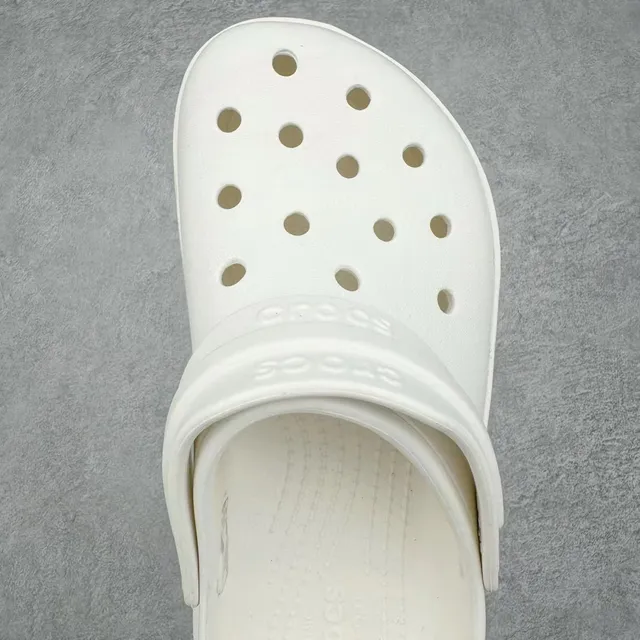 Crocs Echo Blanco Rojo Suela de Plataforma Correa Ajustable Zueco 4