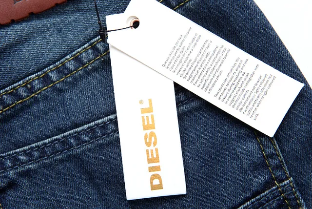 Diesel Distressed Paint-Splatter Denim Shorts 15